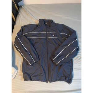 Nike vintage windbreaker jacket navy blue